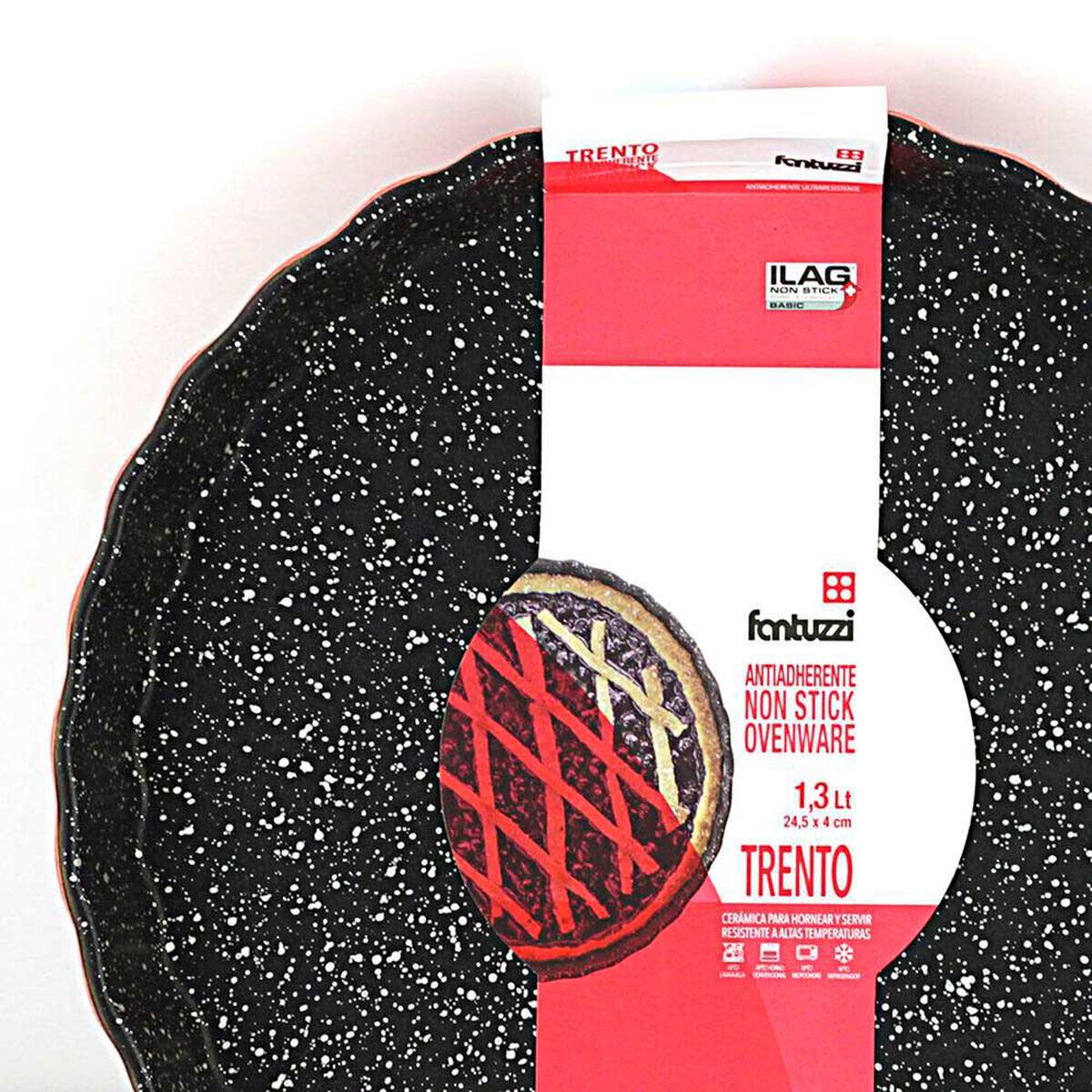 Budinera Cer&aacute;mica con Antiadherente Fantuzzi Trento