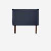 Cama Nido Rosen 1,5 Plazas Indie + Respaldo Maurice Azul