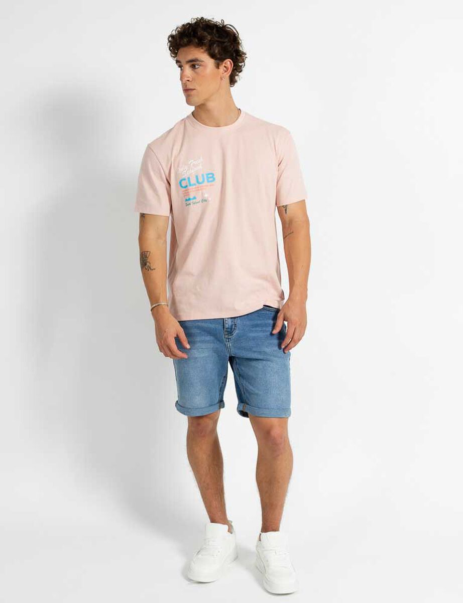 Polera Manga Corta Hombre Icono