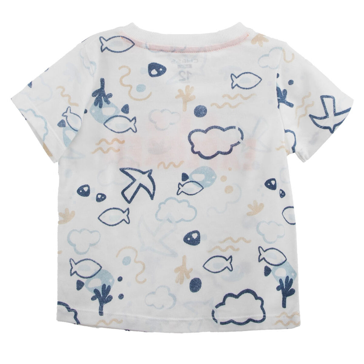 Polera Manga Corta de Algod&oacute;n Chess Baby