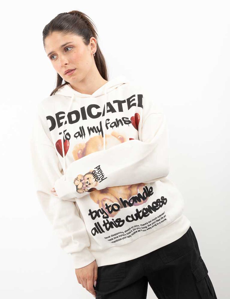 Polerón Con Estamado Mujer Icono