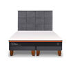 Cama Europea CIC Base Dividida 2 Plazas Bee Comfort + Respaldo