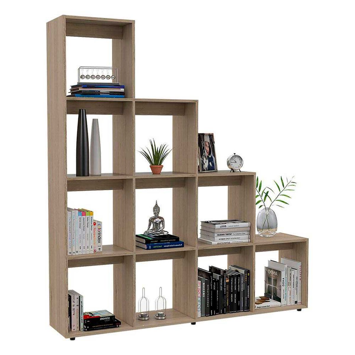 Escritorio Acre  + Biblioteca Escalera Beijing