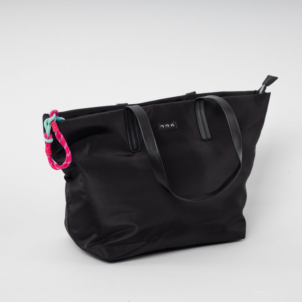Cartera Tote Negro Mujer Icono