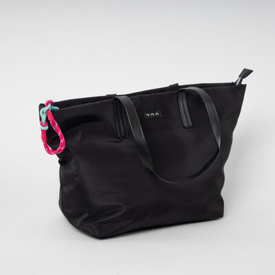 Cartera Tote Negro Mujer Icono