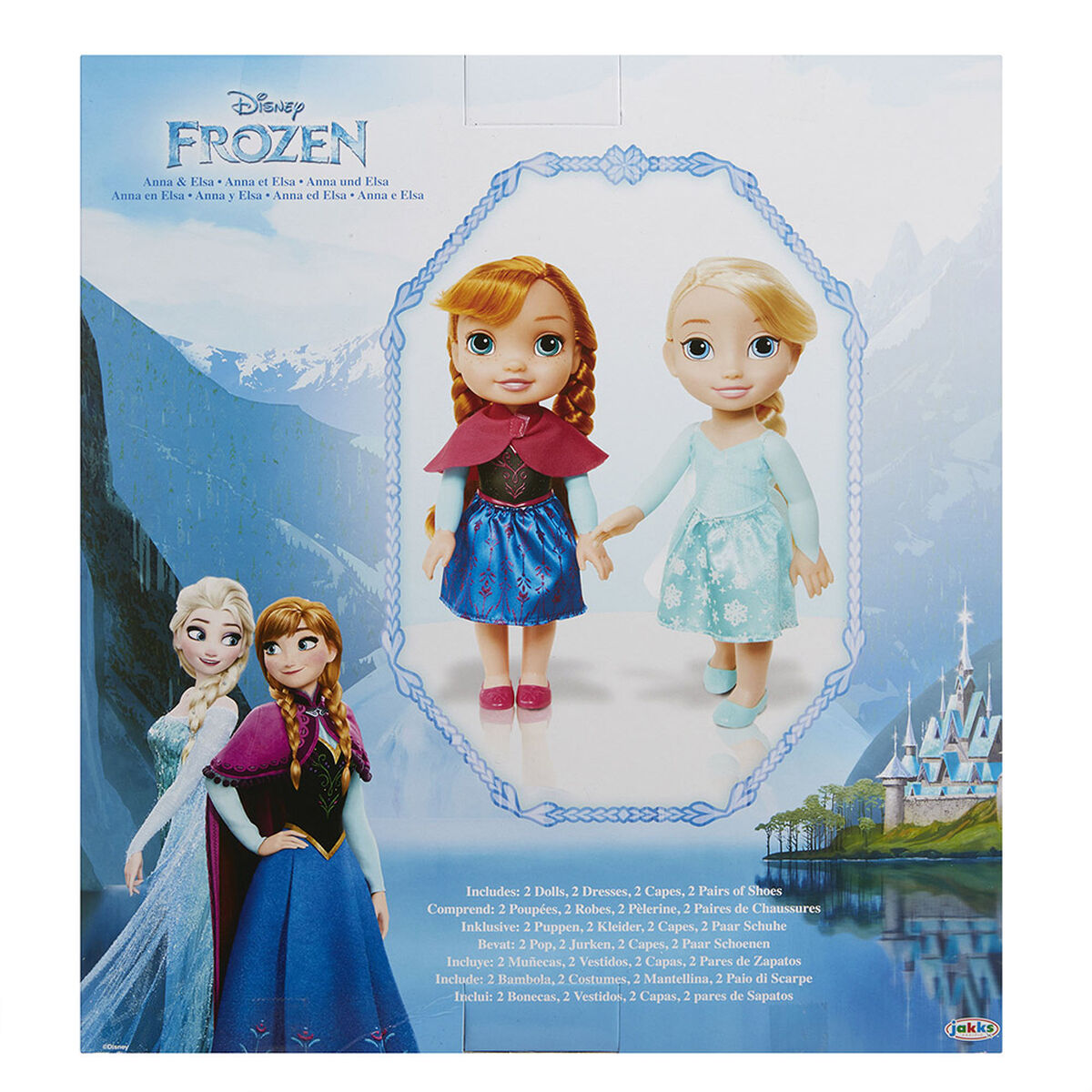 Muñeca Frozen Pack Ana Y Elsa  64915