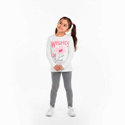 Polera Manga Larga de Algod&oacute;n Ni&ntilde;a Chess