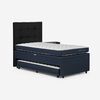 Bed Boxet Rosen 1,5 Plazas UpLine + Respaldo + Velador