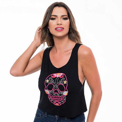Polera Sin Mangas Mujer Rock Caviar