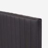 Cama Europea Rosen 1 Plaza New Style 6 + Respaldo + Velador Grafito