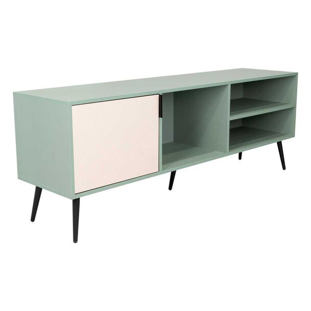 Rack TV TuHome Vulcan Hasta 65"" Blanco Y Fresno