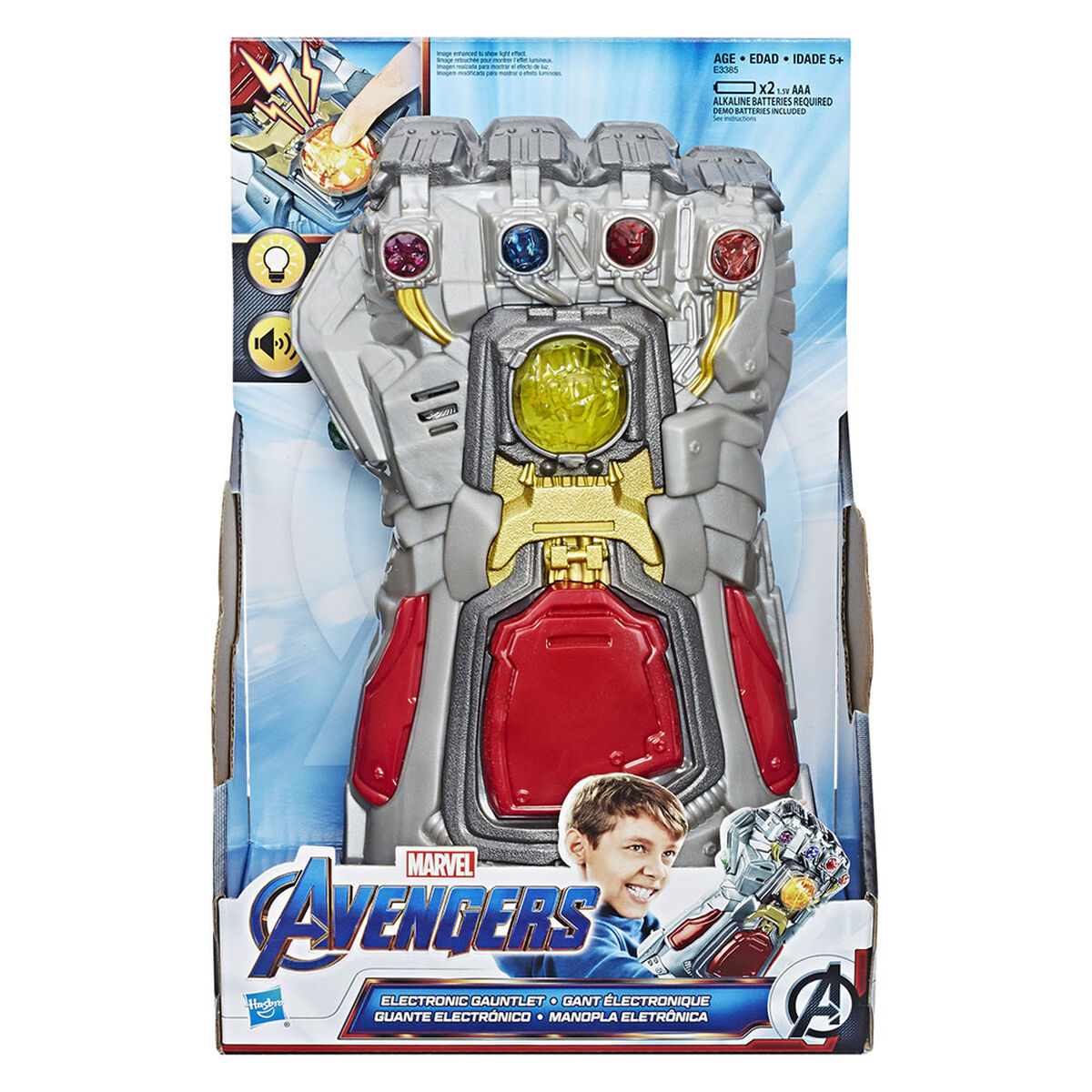 Avengers Iron Man Guantelete Electrónico Sfx De Película