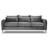 Sofá Innovamuebles Italia Felpa 3 Cuerpos Gris
