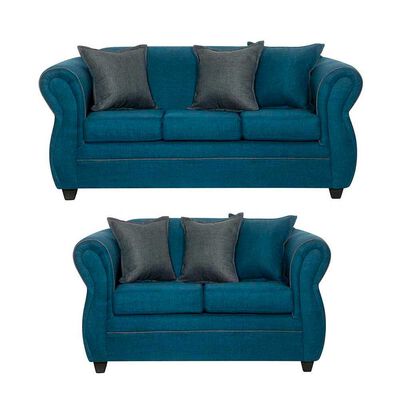 Imagen 1 del producto Juego de Living Black Factory Emili 5 Cuerpos Esmeralda