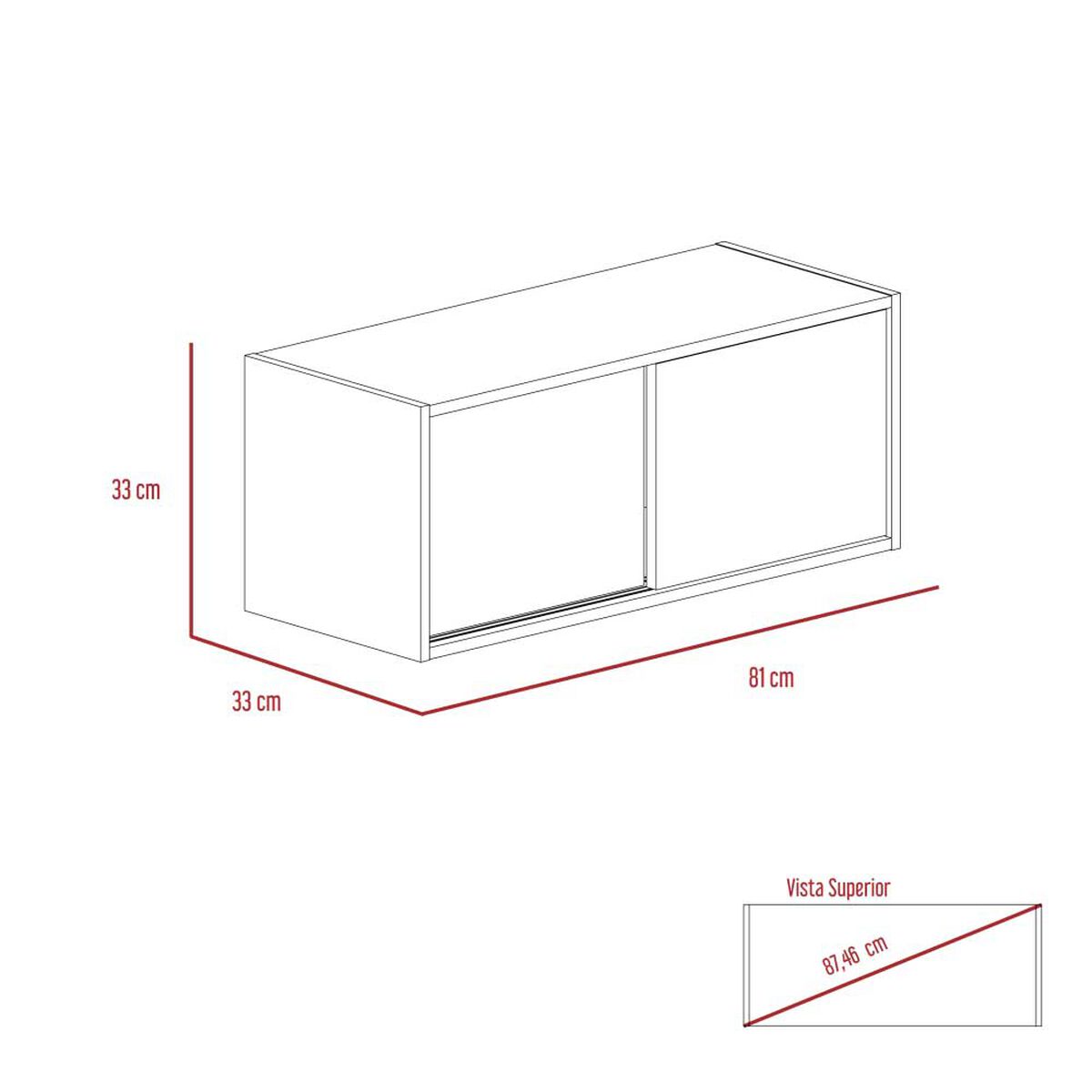 Gabinete Tuhome Note Blanco-Miel