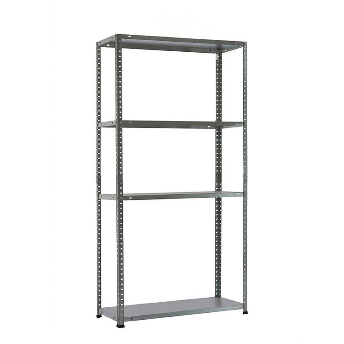 Estante Metálico Metalbrein MB1457030G 4 Repisas Ajustable Gris