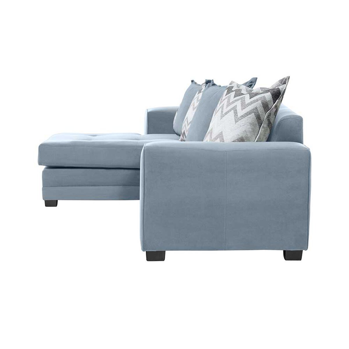 Sof&aacute; Seccional Izquierdo Living Factory Milan 3 Cuerpos Gris