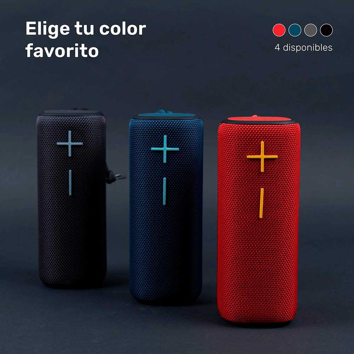 Parlante Bluetooth Lhotse Pulse On Azul