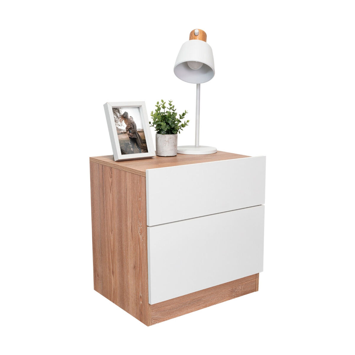 Velador Tuhome Nebraska 1 Caj&oacute;n Miel Blanco