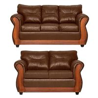 Juego de Living Black Factory Toronto 5 Cuerpos Café