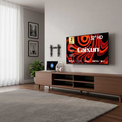 Imagen 1 del producto Combo Notebook HP 15-fc0004la AMD Ryzen 3 8GB 512GB SSD 15,6"" + Smart TV LED 32"" Caixun HD Roku C32V1HR + Audífonos Bluetooth Over Ear JBL 520BT Blancos + Soporte de Pared Fijo Fiddler MV301S