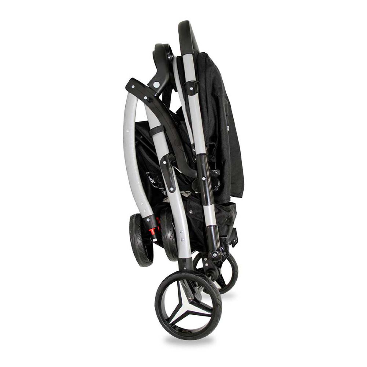 Coche Cuna Atlas Manillar Reversible Negro