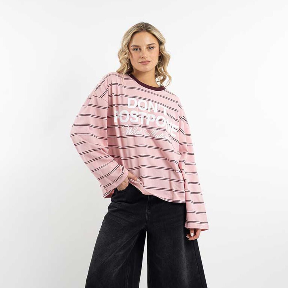 Polera Oversize Manga Larga Mujer Icono