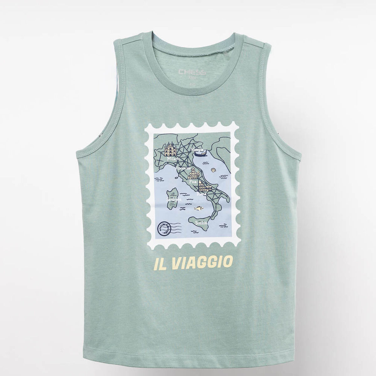 Polera Manga Corta Ni&ntilde;o Chess