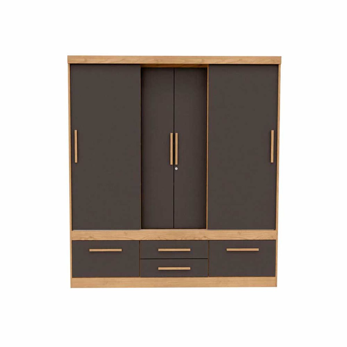 Closet Yardas Alexa 4 Puertas 4 Cajones Freij&oacute; Negro