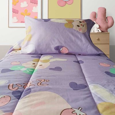 Plumón Illusions 1,5 plazas Infantil Babsy Morado