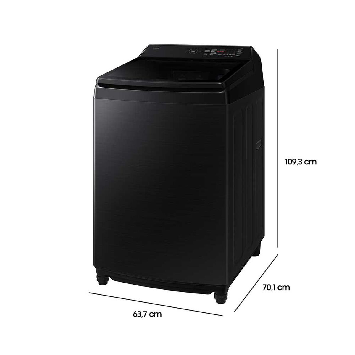 Lavadora Samsung WA80F21S8BZS 21 kg.