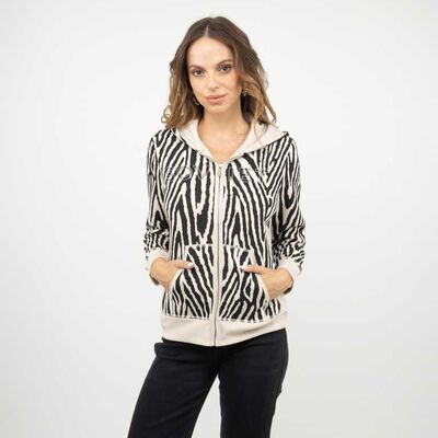 Polerón Mujer Soviet Animal, Burdeo, Crudo, Gris, Navy