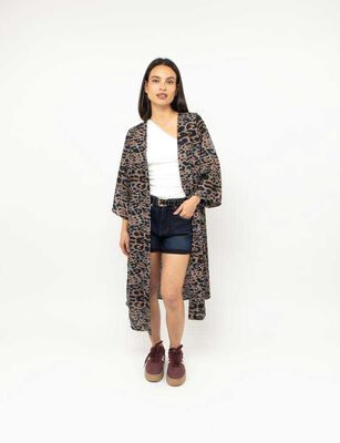 Imagen 1 del producto Kimono Mujer Fiorucci Animal, Color-1, Color-2