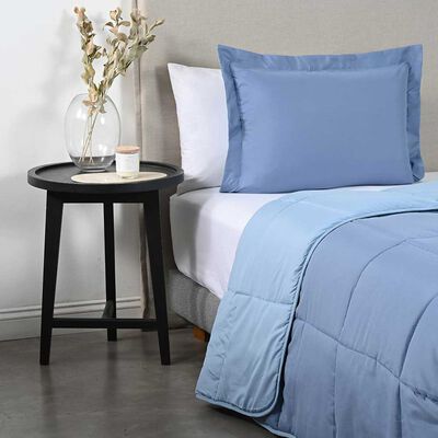 Imagen 2 del producto Plumón American Family 1.5 Plazas Bicolor Azul