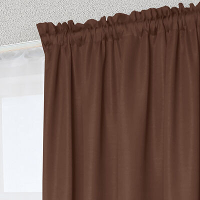 Imagen 2 del producto Combo Cortinas Doral Tabatha 220 x 140 cm Café