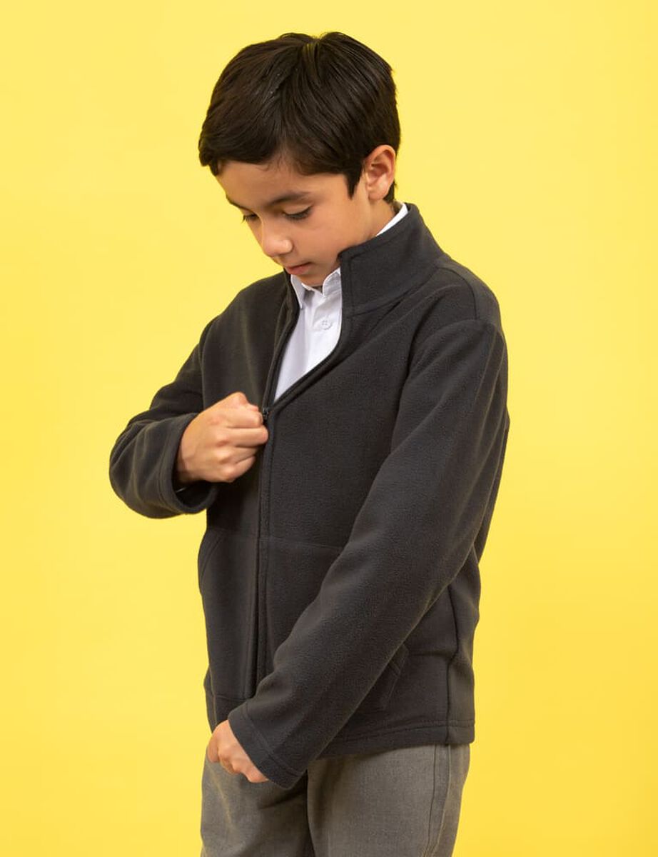 Polerón Escolar de Algodón Unisex Talla 6/8 Ozono