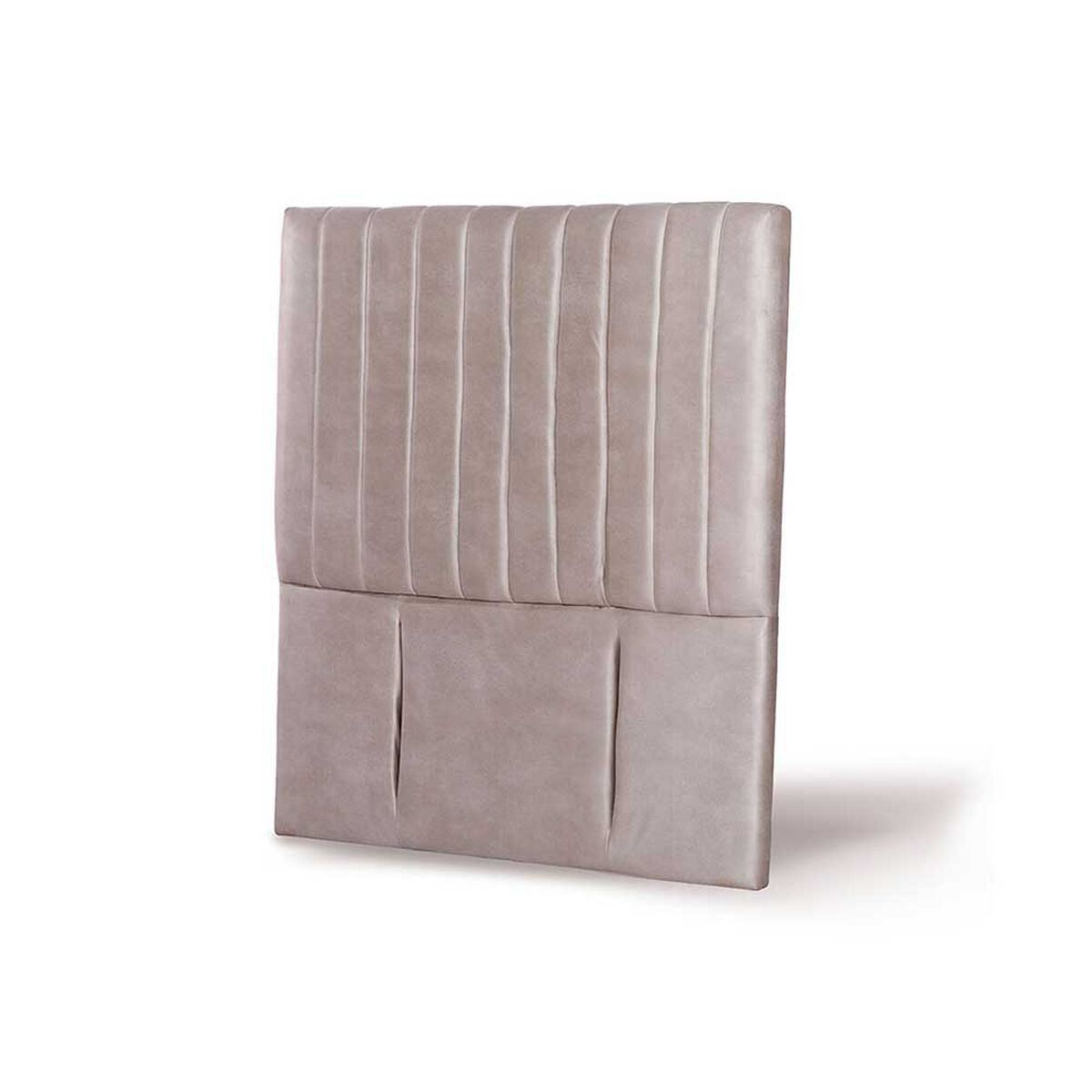Respaldo Latam Home 1,5 Plazas Sorrento Cuero Gris