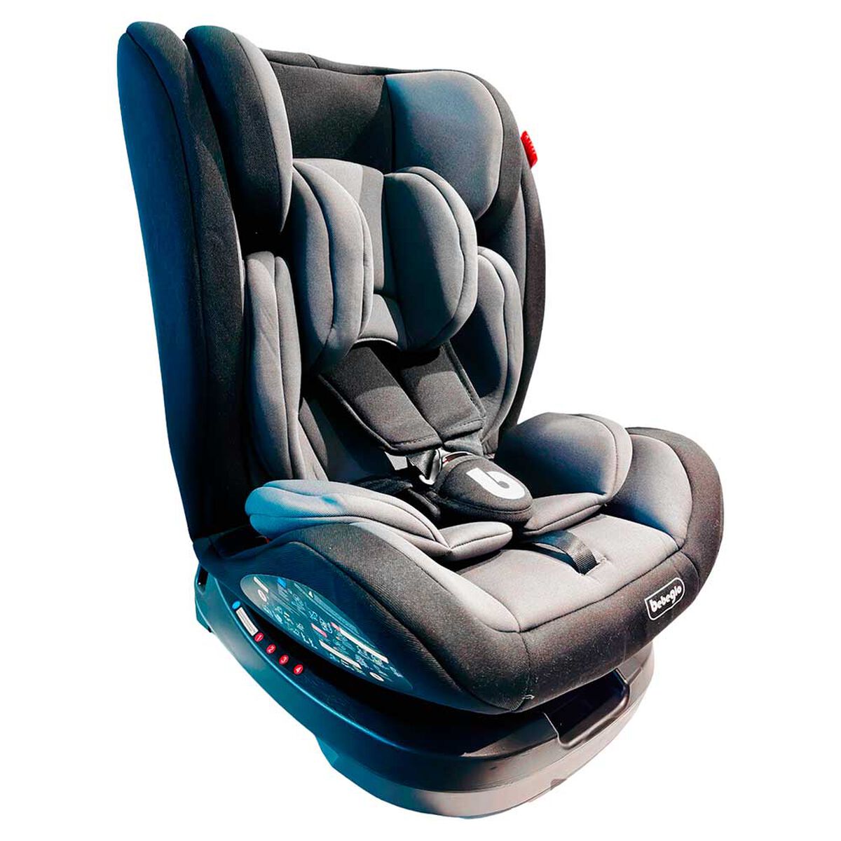 Silla Auto Multietapa Isofix 360° Gris Bebeglo