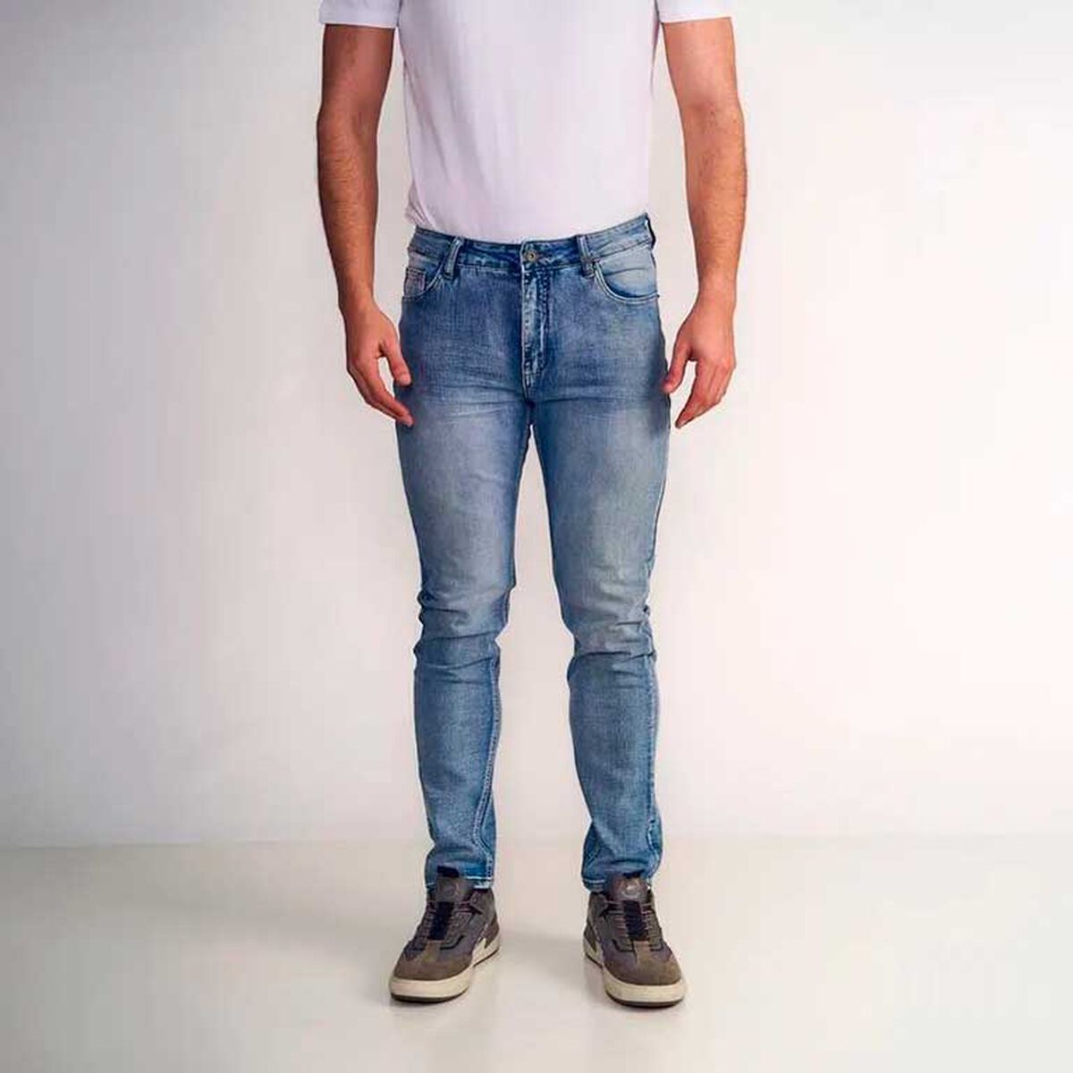 Jeans New Slim Tiro Medio Hombre Ellus