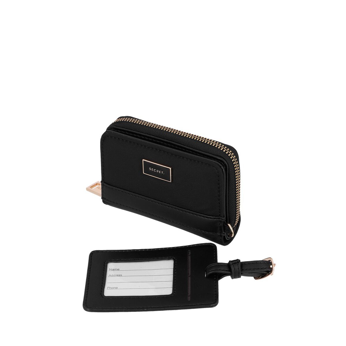 Billetera Secret Lucerna ST6 S Negro