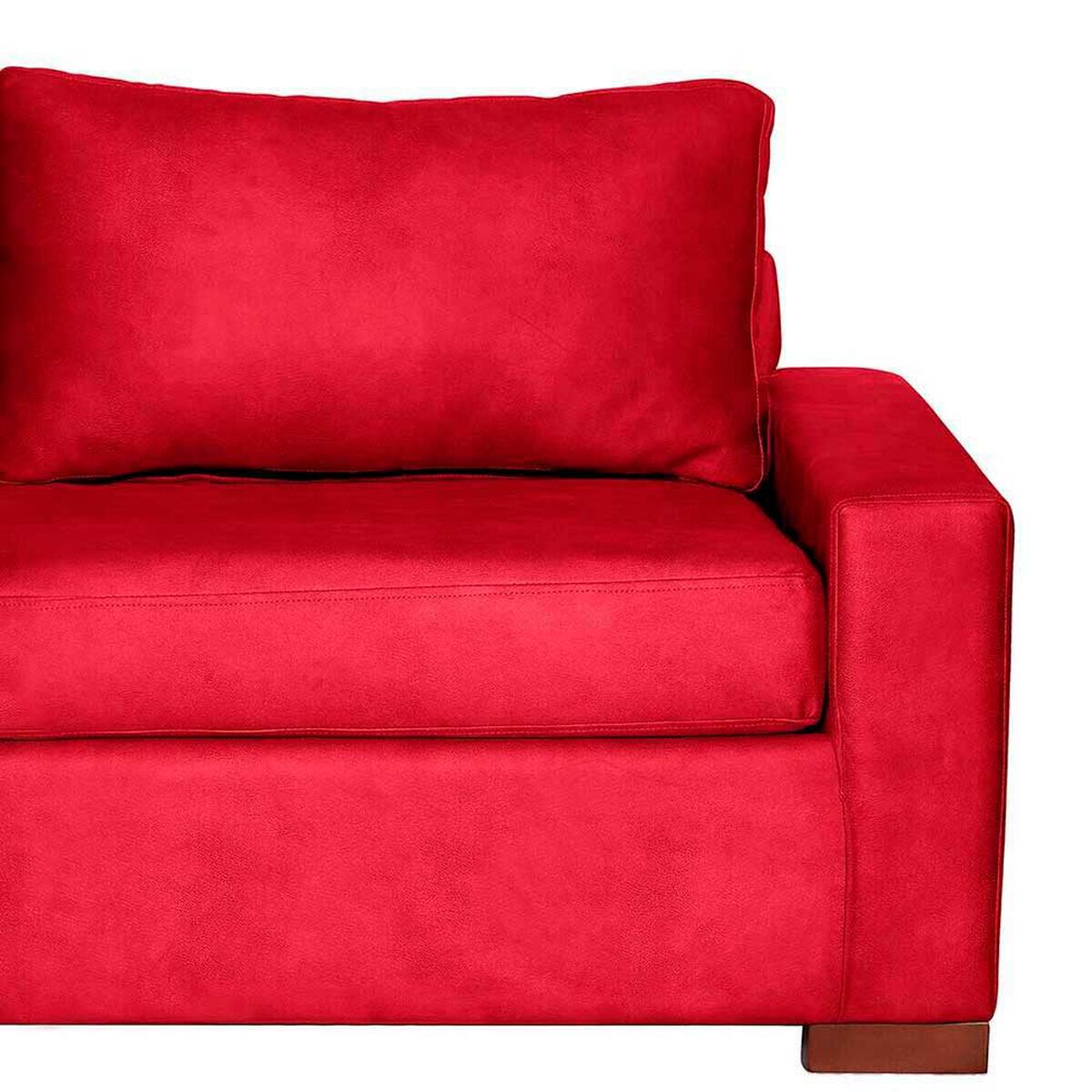 Sof&aacute; Seccional Derecho Latam Home Livorno 3 Cuerpos Rojo