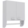 Botiquín Bath 28 + Base Lavamanos + Estante Wc + Auxiliar TuHome BigBath Blanco