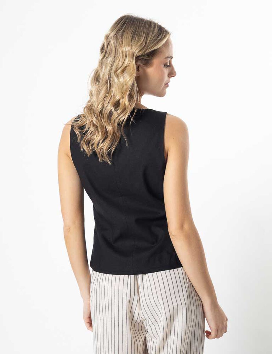 Blazer Lino Gillete Mujer Icono