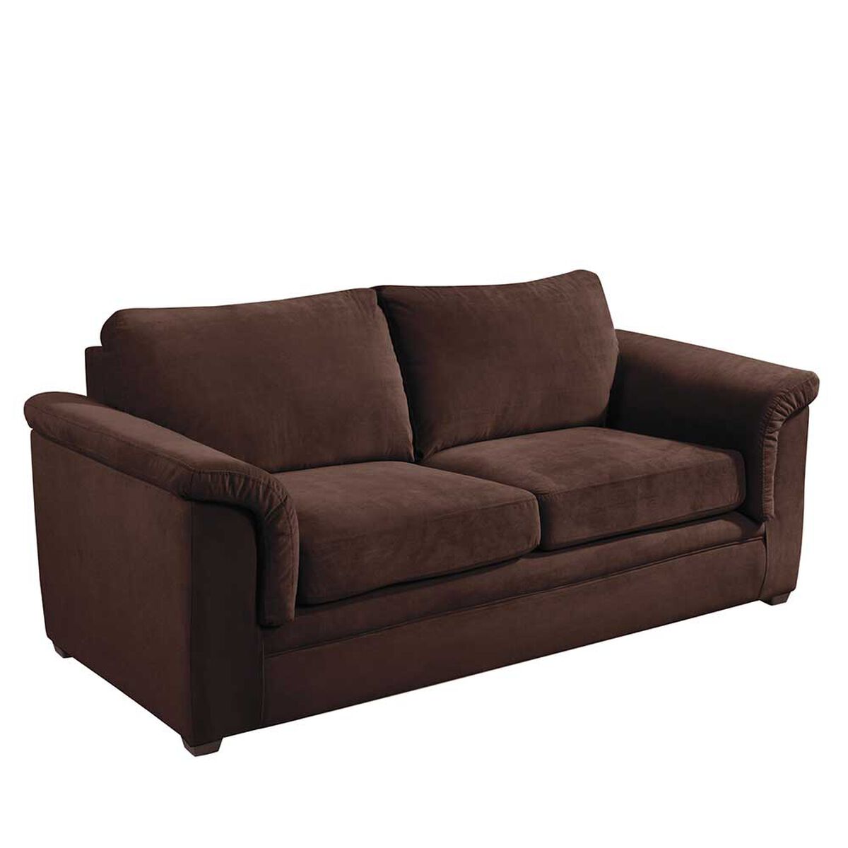 Sof&aacute; Tela Latam Home Ancona 3 Cuerpos Chocolate