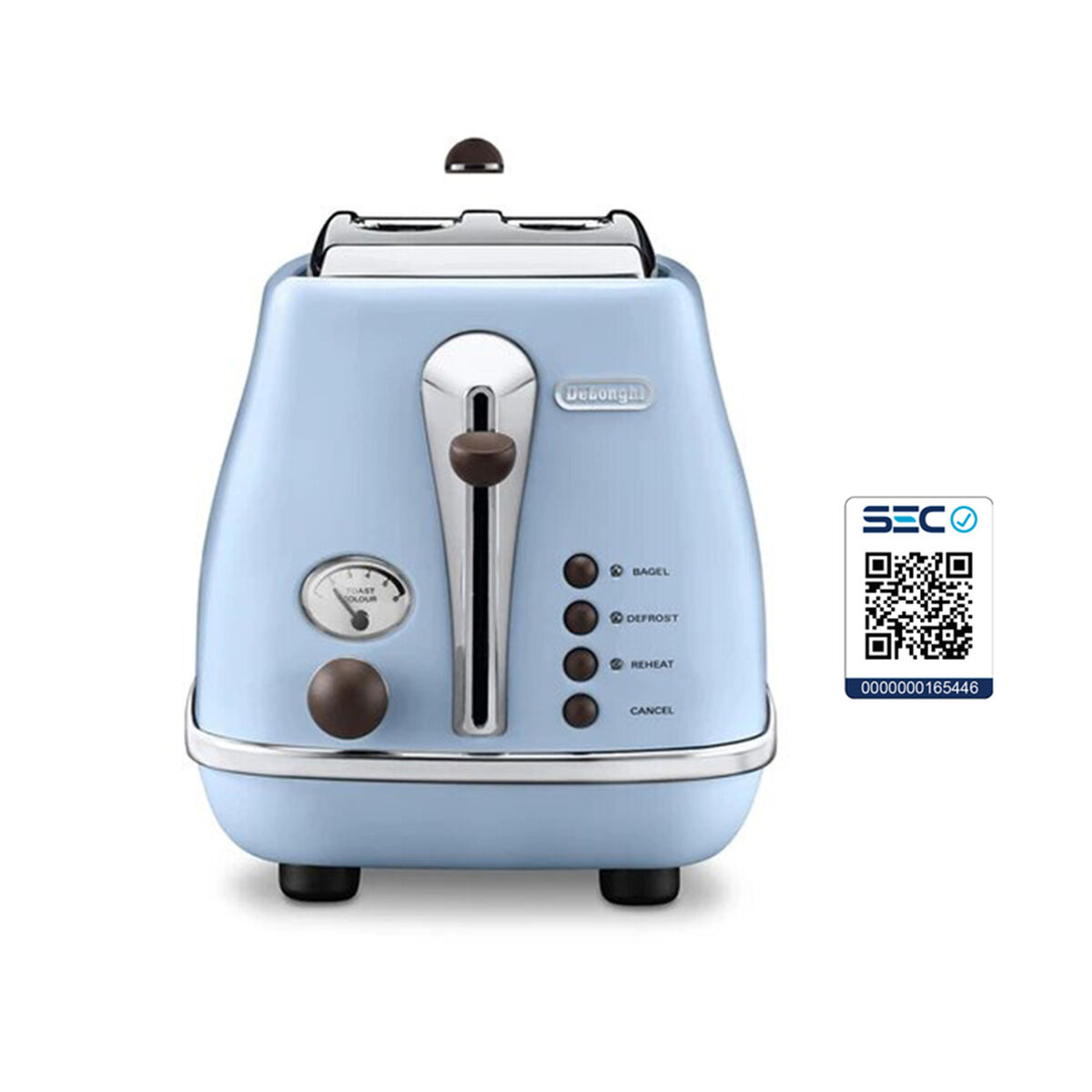 Tostador Eléctrico De'Longhi Icona Vintage Azul