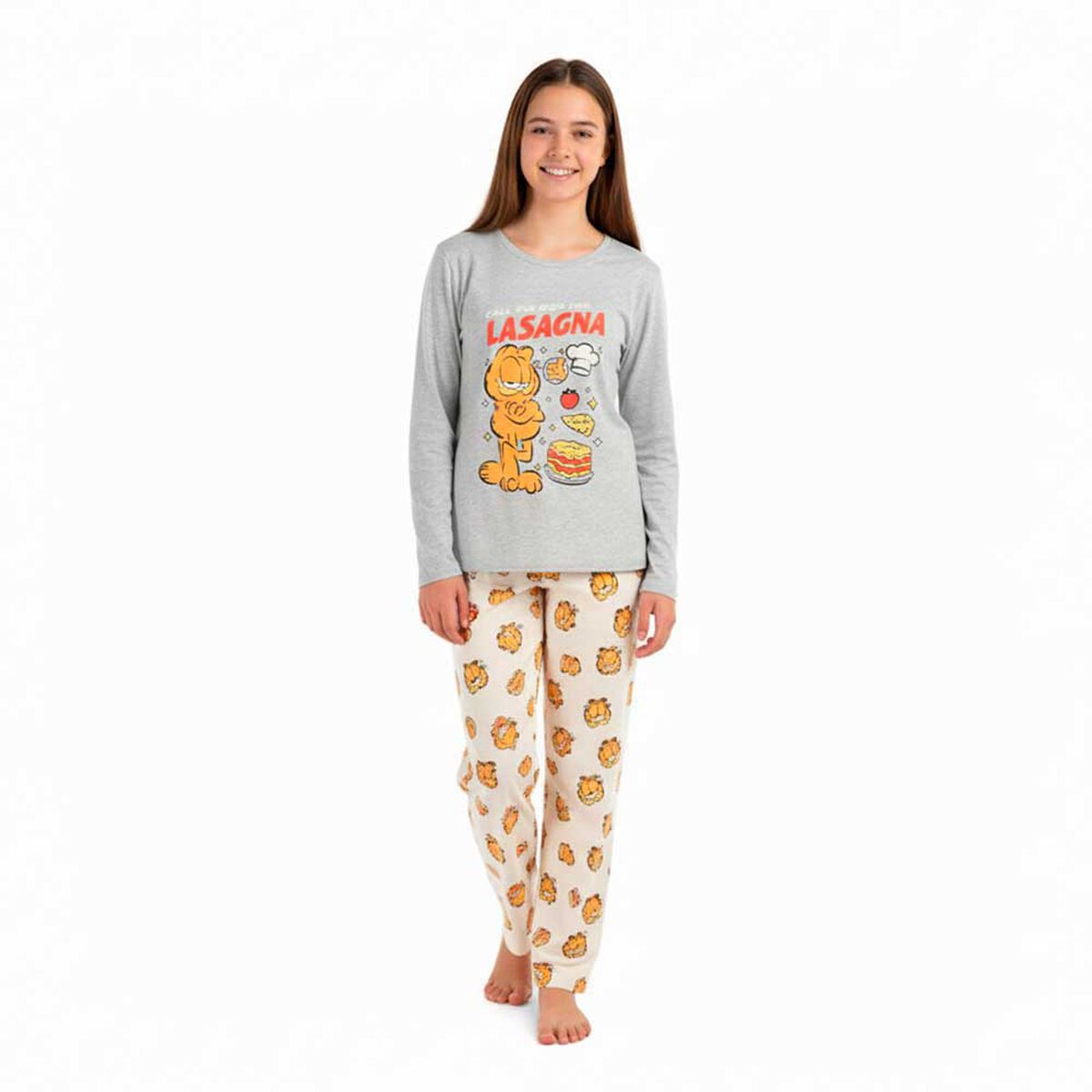 Pijama Largo Mujer Garfield