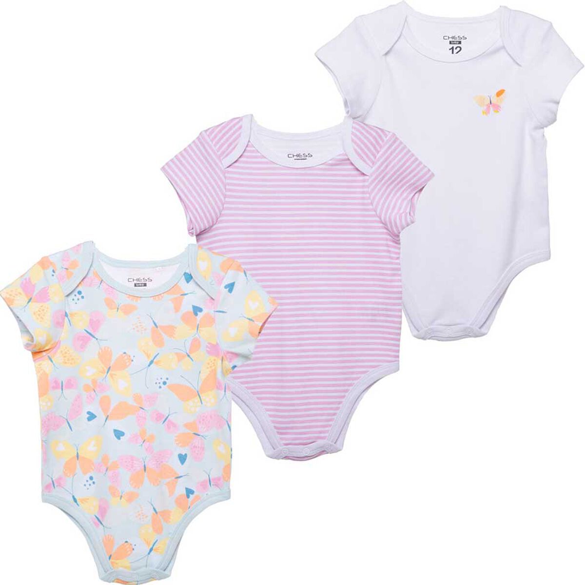 Pack 3 Piluchos de Algod&oacute;n Beba Chess Baby