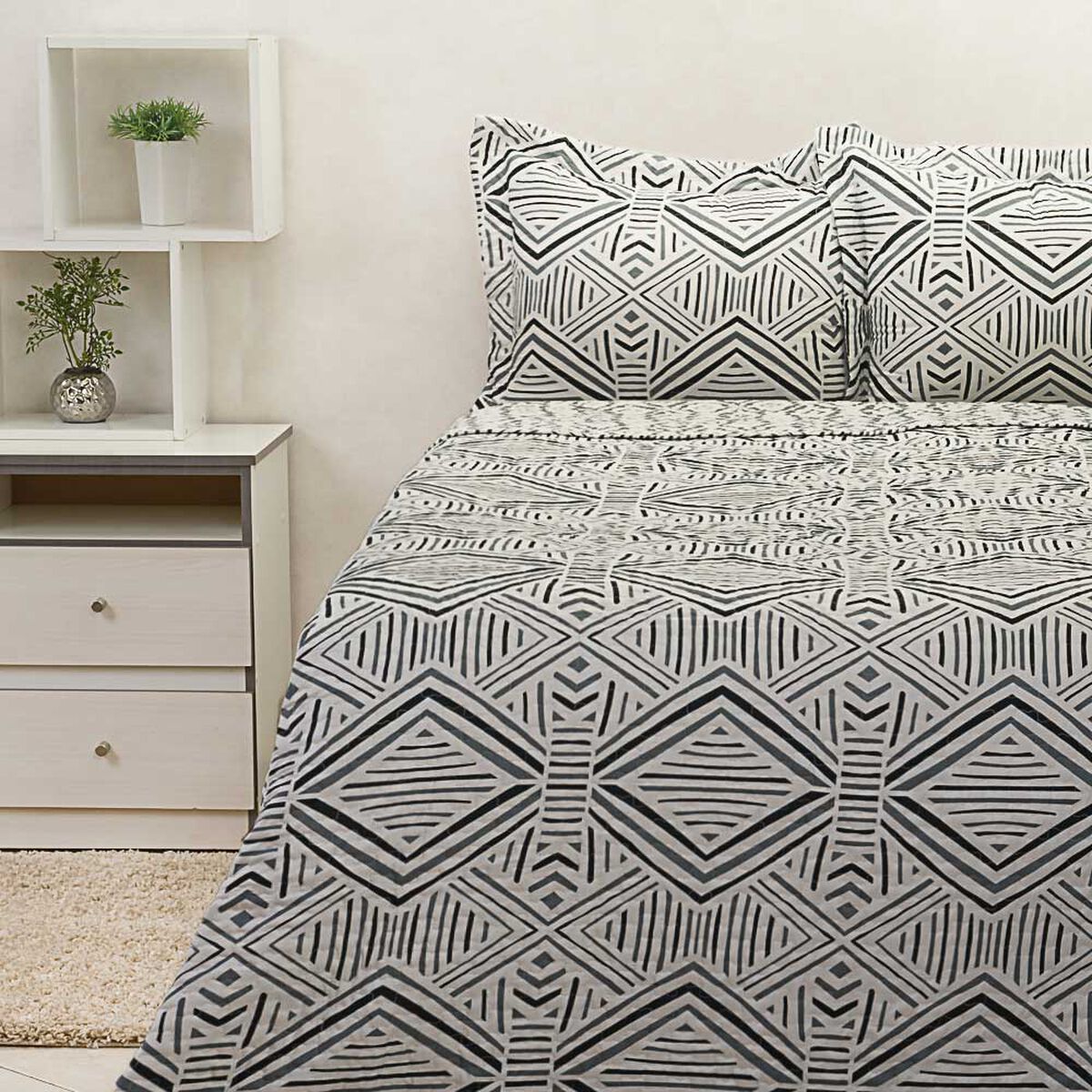 Cubrecama Estampado Casanova King Davos