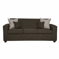 Sofá Black Factory Berta 3 Cuerpos Café