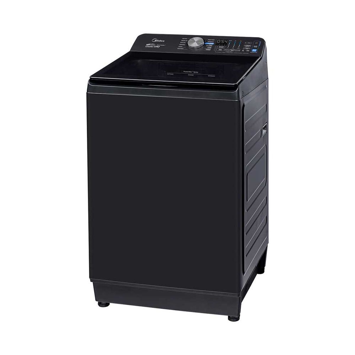 Lavadora Midea MA516W230/T-CL 23 kg Negra